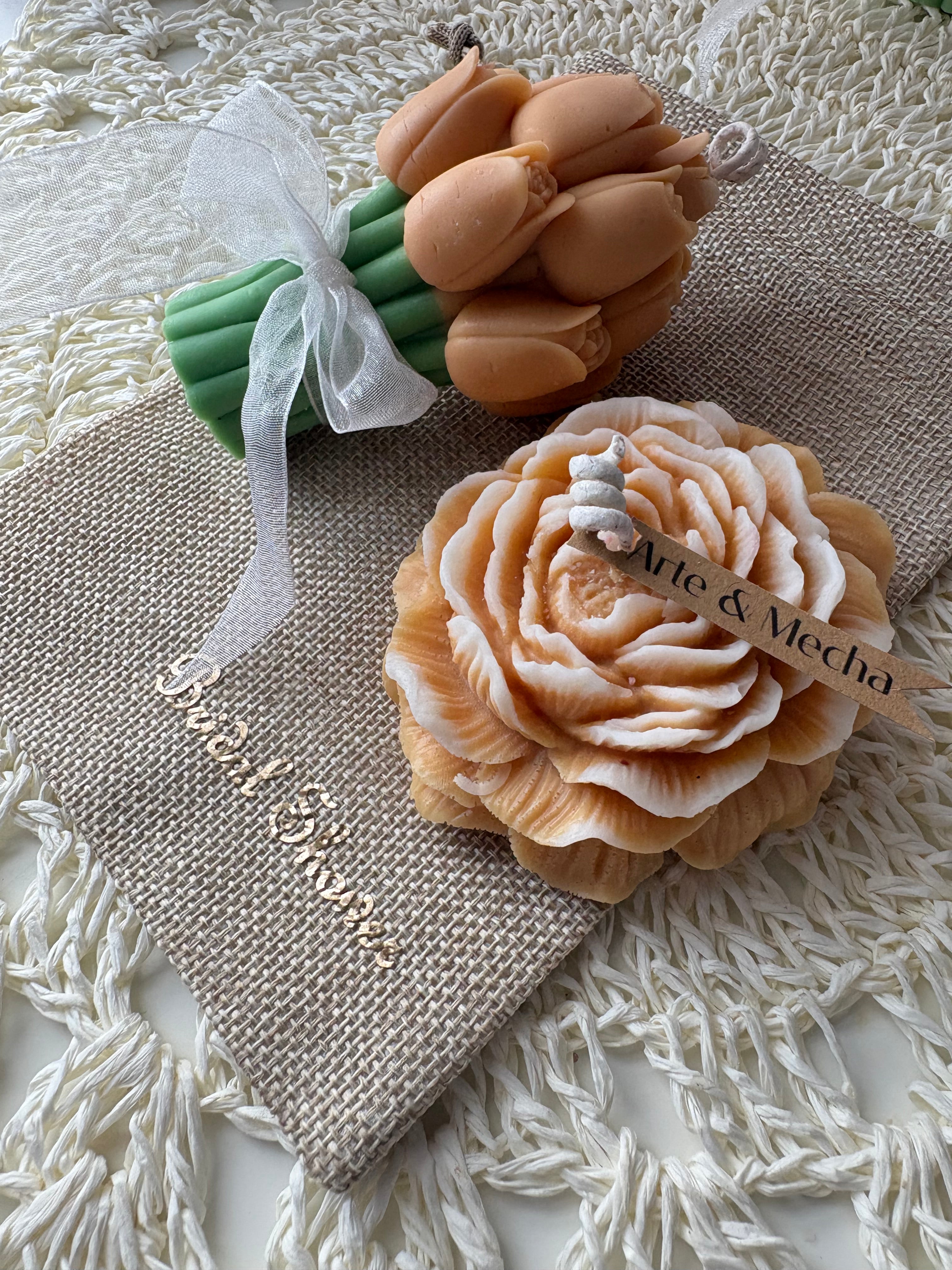 Peony & Tulip Candle Set