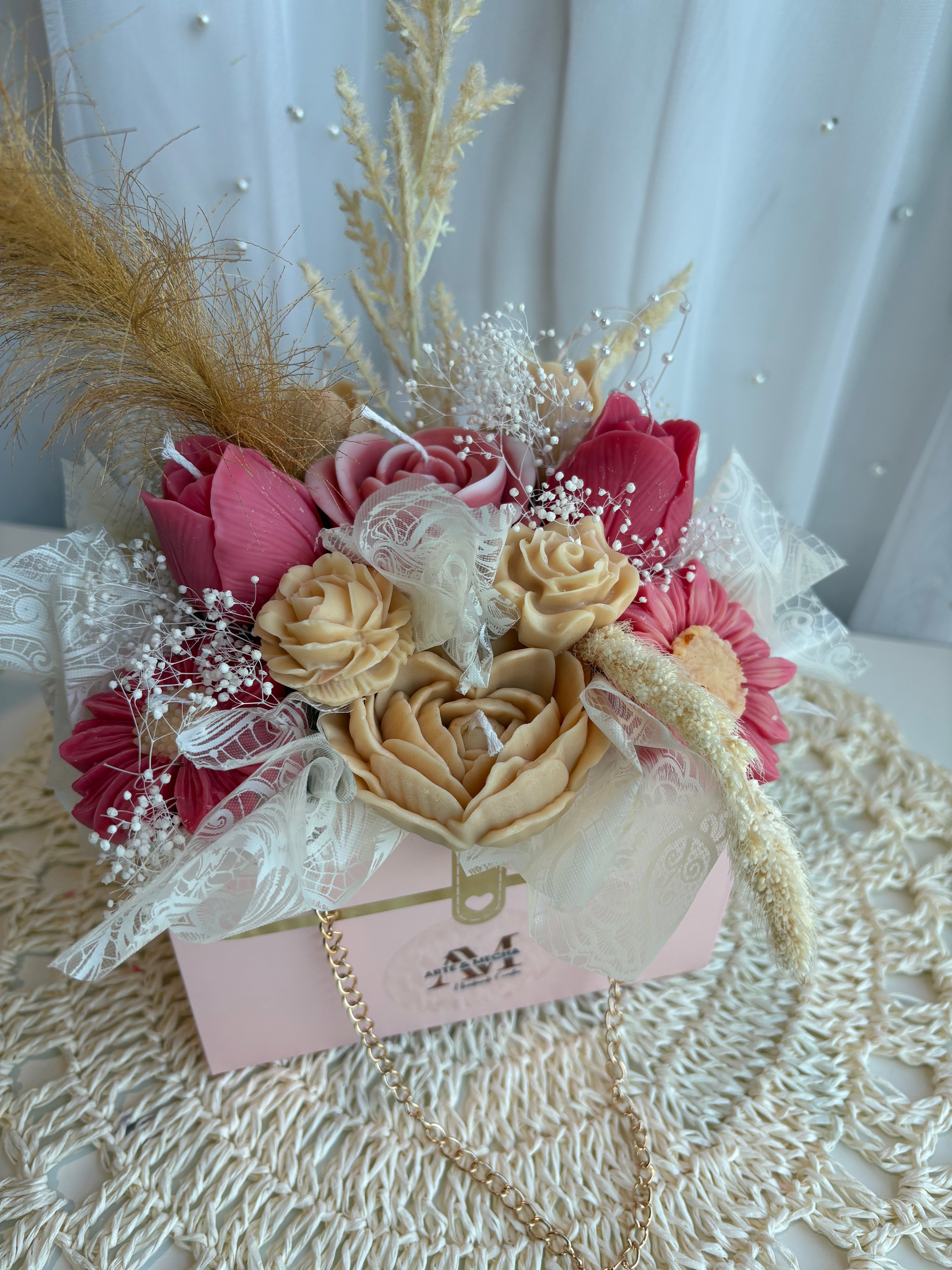 Floral Purse Candle
