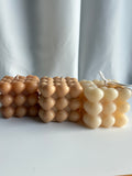 Heart Bubble Cube Candle