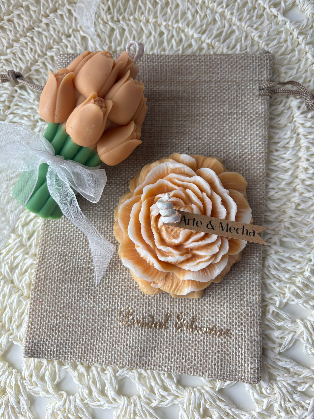 Peony & Tulip Candle Set