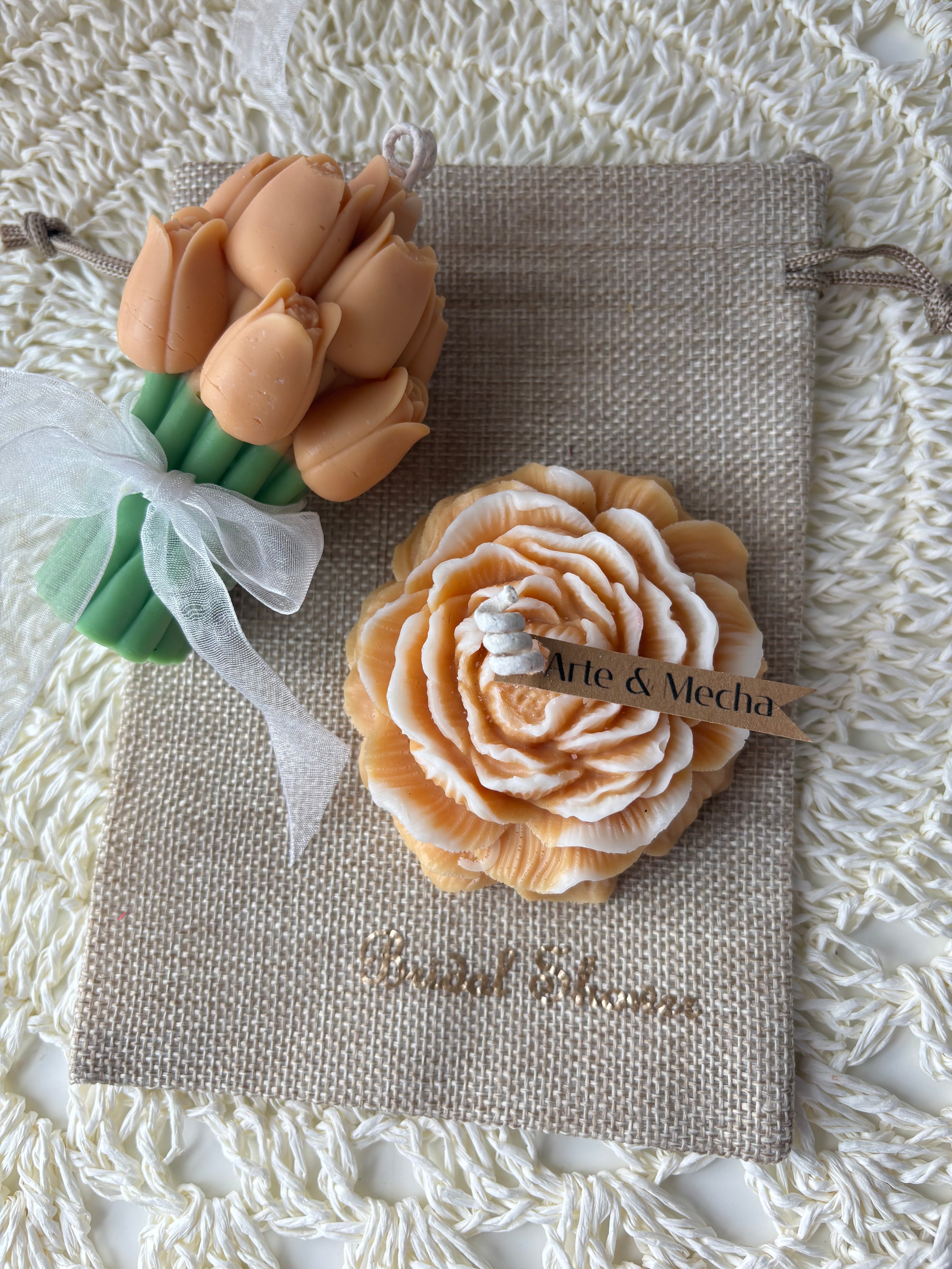 Peony & Tulip Candle Set