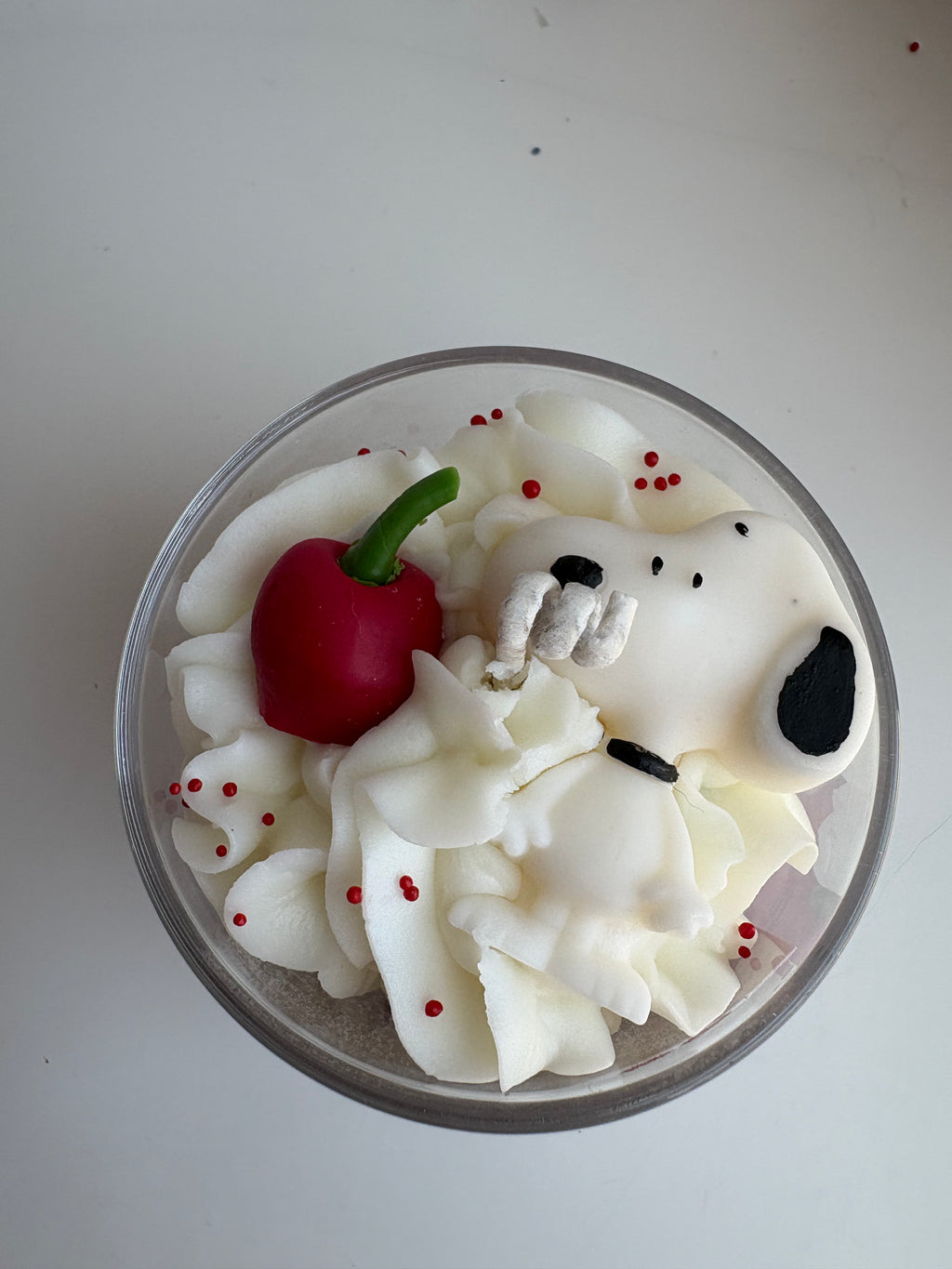Snoopy & Cherry Candle 10 Oz