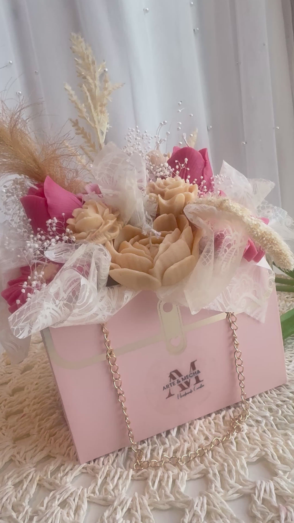 Floral Purse Candle